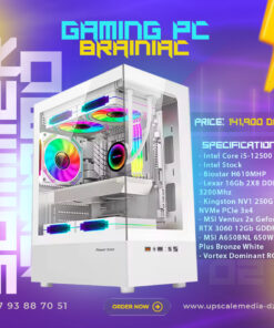 Gaming PC BRAINIAC: intel Core i5-12500 – RTX 3060 12GB