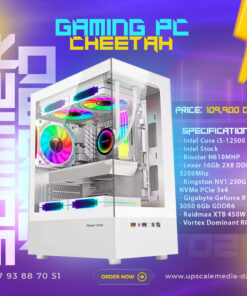 Gaming PC CHEETAH: intel core i5-12500 – RTX 3050 6GB