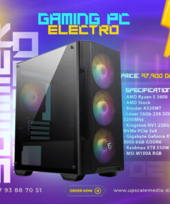 Gaming PC ELECTRO: Ryzen 5 3600 – RTX 3050 6GB