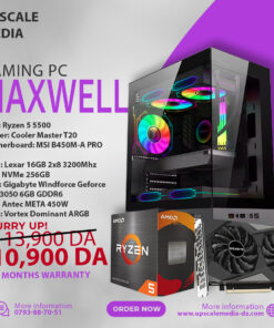 Gaming PC MAXWELL: Ryzen 5 5500 – RTX 3050 6GB