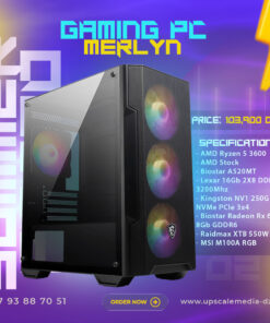 Gaming PC MERLYN: Ryzen 5 3600 – Rx 6600 8GB