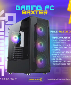 Gaming PC BAXTER: intel core i5-10500 – GTX 1650 Super 4GB