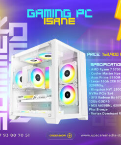 Gaming PC ISANE: Ryzen 7 5700X – Rx 6700 XT 12GB