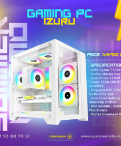 Gaming PC IZURU: Ryzen 7 5700X – RTX 4060 8GB