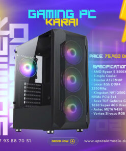 Gaming PC KARAI: Ryzen 5 3500X – GTX 1650 Super 4GB