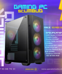 Gaming PC SCUMBUG: Ryzen 5 3500X – Rx 6600 8GB
