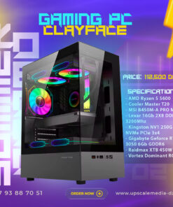 Gaming PC CLAYFACE: Ryzen 5 5600 – RTX 3050 6Gb