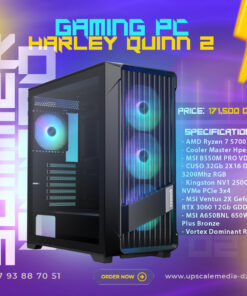 Gaming PC HARLEY QUINN 2: Ryzen 7 5700X – RTX 3060 12GB - 32GB