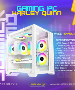 Gaming PC HARLEY QUINN: Ryzen 7 5700X – RTX 3060 12GB