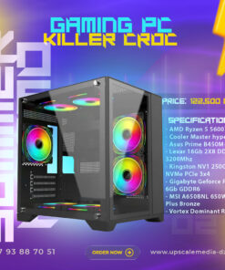 Gaming PC KILLER CROC: Ryzen 5 5600X – RTX 3050 6GB