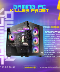 Gaming PC KILLER FROST: intel core i5-14400f – Rx 6800 XT 12GB – DDR5