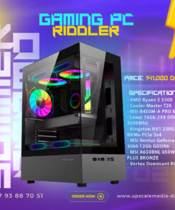 Gaming PC RIDDLER: Ryzen 5 5500 – RTX 3060 12GB