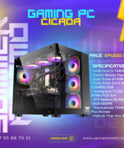 Gaming PC CICADA: intel core i5-14400f – Rx 6800 XT 12GB – DDR4