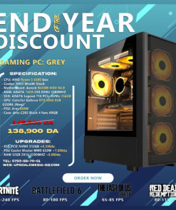 Gaming PC GREY: AMD Ryzen 5 5500 with RTX 5050