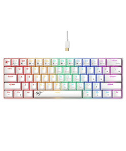 Havit GAMENOTE KB903L White RED-Switch Mechanical keyboard RGB