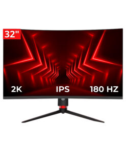 Hybrok Gaming HG32QHD 31.5 Inch 180Hz IPS 2K QHD 1ms Adjustable Stand