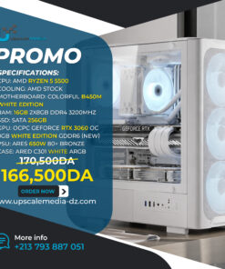 Gaming PC AMD Ryzen 5 5500 with RTX 3060 12GB White