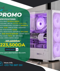 Gaming PC AMD Ryzen 5 5600X with RTX 5060 White