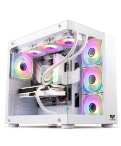 Hybrok Titan EVO White 7 fans ARGB ATX Gaming Chassis