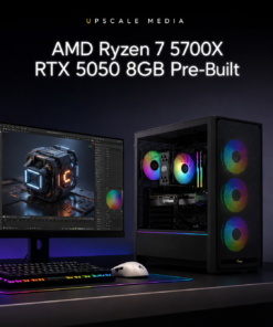 AMD Ryzen 7 5700X RTX 5050 8GB Pre-Built 16GB Ram 512GB NVMe