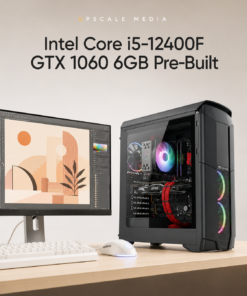 Intel Core i5-12400F GTX 1060 6GB Pre-Built 16GB Ram 256GB NVMe