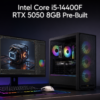 Intel Core i5-14400F RTX 5050 8GB Pre-Built 32GB Ram 512GB NVMe