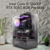 Intel Core i5-12400F RTX 5050 8GB Pre-Built 16GB Ram 256GB NVMe