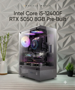 Intel Core i5-12400F RTX 5050 8GB Pre-Built 16GB Ram 256GB NVMe