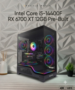 Intel Core i5-14400F Rx 6700 XT 12GB Pre-Built 16GB Ram 512GB NVMe