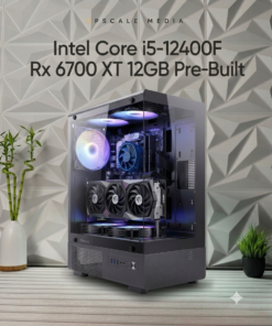 Intel Core i5-12400F Rx 6700 XT 12GB Pre-Built 16GB Ram 256GB NVMe