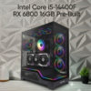 Intel Core i5-14400F Rx 6800 16GB Pre-Built 16GB Ram 512GB NVMe