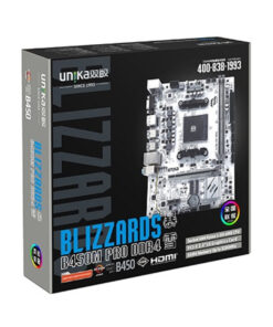 Unika Blizzards B450M PRO White AMD AM4 M-ATX