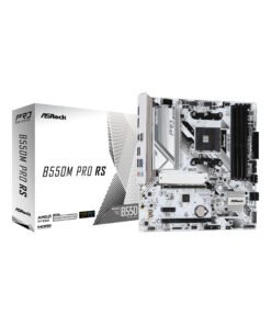 Asrock B550M Pro RS AMD AM4 Micro-ATX White