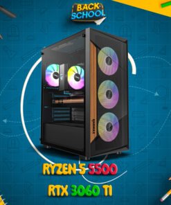 AMD Ryzen 5 5500 with RTX 3060 Ti 8GB Pre-Built 16GB RAM 256GB NVMe