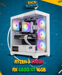 AMD Ryzen 7 5700X with RX 6800 XT 16GB Pre-Built 16GB RAM 512GB NVMe